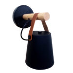 Arandela Nitrolux Alp-001p Preta 4000k