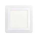 Luminaria Taschibra Led Embutir Quadrada 6w+3w Dual Color