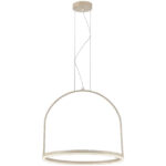 Luminaria Avant Pendente Cage Branco 500mm