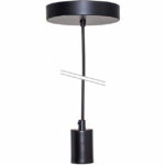 Luminaria G-Light Pendente Metallum Preto
