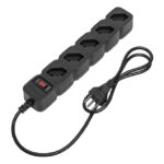 Protetor Eletrônico 5 Tomadas 2p+t Preta