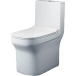 Bacia Monobloco Com Assento Jaspe Branca