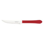 Faca Churrasco Inox 4 Leme Vermelho