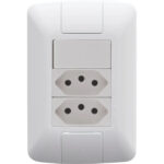 Interruptor Aria 1 Simples + 2 Tom 2p+t 10a Branco