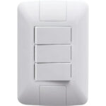 Interruptor Aria 3 Simples Branco