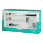 Kit Para Banheiro Marchezan Quadratta 5 Pcs