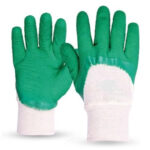 Luva Banhada Worker Verde G