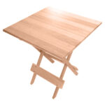 Mesa Dobravel Fimap Quadrada 0,70x0,70cm Mel