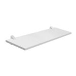 Prateleira Aglom 25x100 Sup Plastico Branco