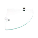 Prateleira Vidro Raio 30x30 Sup Cr Incolor