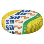 Rolo De Cabo Sil 04,0mm Amarelo Com 100 Mt