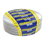 Rolo De Cabo Cobrecom 01,5mm Branco Com 100 Mt