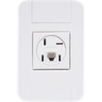 Tomada Tablet Telefone 4p+rj11 Branca