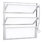 Vitro Basculante 0,60x0,60 Canelado (A X L)