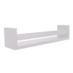 Prateleira Revisteiro Decorare 45x10x10cm Branco