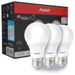 Kit Com 3 Lampadas Led Avant 15w 6500K Bivolt