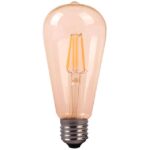 Lampada Hevvy St64 Filamento Gold Glass 04w