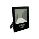 Refletor Led G-Light Slim 030w Preto Autovolt 6500k