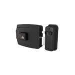 Fechadura Eletrica Stam Abertura Para Fora 40mm Preto Fosco