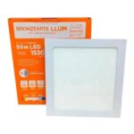 Luminaria Bronzearte Led Embutir Quadrada 18w