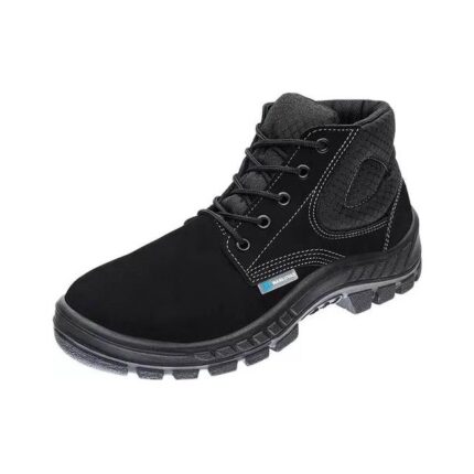 Botina Crival Nobuck Infinity Preto Com Bico Nº40