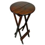 Mesa Bistro Fimap Redonda 55cm Imbuia Bh