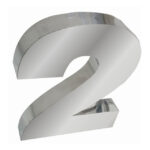 Algarismo Inox Gr N° 2