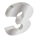 Algarismo Inox Gr N° 3
