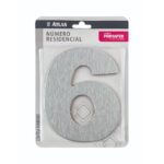 Algarismo Atlas Nº 6 Cromado