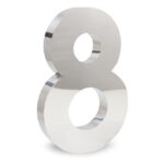 Algarismo Inox Gr N° 8