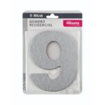 Algarismo Atlas Nº 9 Cromado