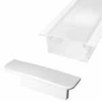 Perfil Led de Embutir G-light 27x10mm 2m Branco