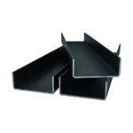 Perfil U Preto 4`` 40mm Chapa 1/8 3,00mm 100x40mm 6mt (23,50KG) - P