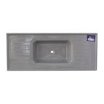 Pia Fibrasol Sintetica 1,20x50cm Cinza Ref: 22359