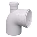 Joelho Esgoto Fortlev 90g 100x50mm C/ Visita