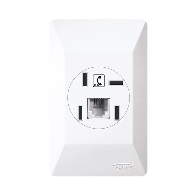 Tomada Fame Px Para Telefone Com Rj11