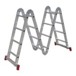 Escada Aluminio Botafogo Articulada 4x4d