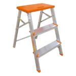 Escada Aluminio Botafogo Banco 3 Degraus