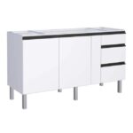 Gabinete Cozimax Aco Gaia 160 Preto