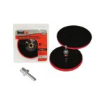 Suporte Para Lixa Bestfer 125mm M14 Com Velcro E Adaptador