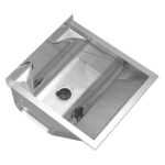 Tanque Mini Ghelplus Inox 430 32L 44x50 C/ Suporte Para Sabao