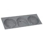 Tanque A J Rorato Triplo 1,45m Cinza