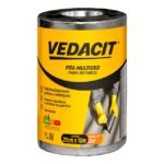 Fita Multiuso Aluminio Vedacit 20cm X 10mts