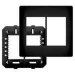 Placa Fame Habitat 6 Modulos 4x4 Com Suporte Preto