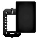 Placa Fame Habitat Cega C/ Suporte 4x2 Preta