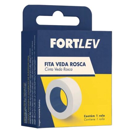 Fita Veda Rosca Fortlev 18mm X 25mt