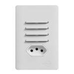 Interruptor Novara 4 Simples + 1 Tom 2p+t 10a Branco Ref: 1100/184 - P