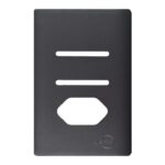 Placa Novara 3 Mod Inter Duplo + Tom 4x2 C/ Sup Pt Gra Ref: 1600/79 - P