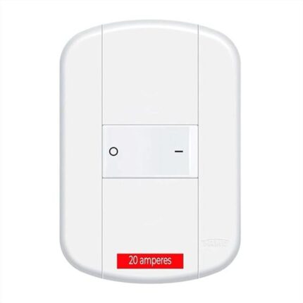 Interruptor Fame Blanc+ 1 Simples Bipolar 20a