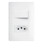 Interruptor Fame Habitat 1 Simp + 1tom 2p+t 10a Dist